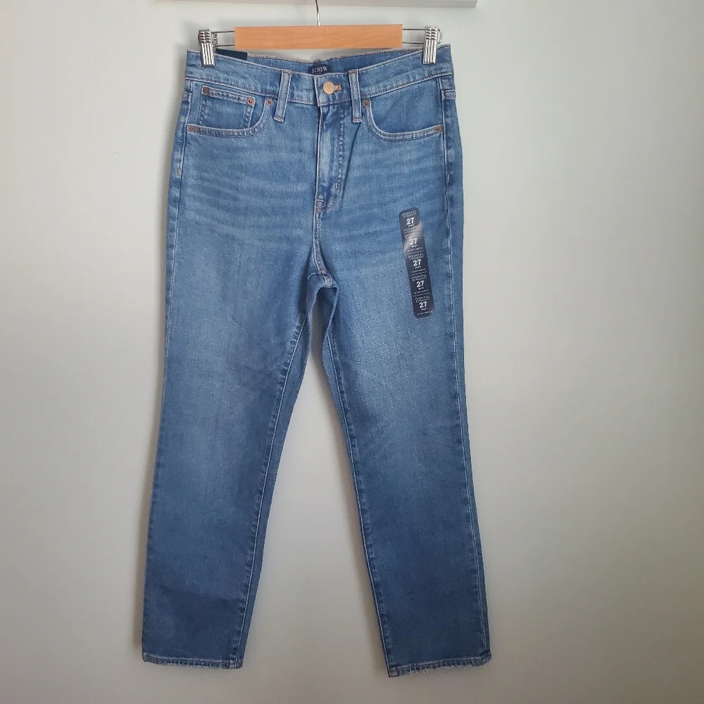 J.Crew Essential Straight Jeans Denim Women’s Size 27 NWT